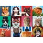 Puzzle Eurographics Lucia Heffernans Funny Cats von 1000 teile - Eurographics