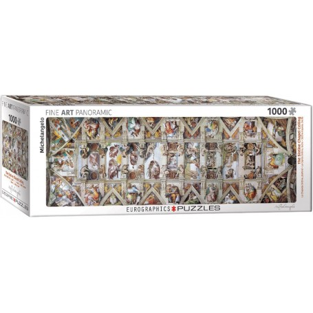 Puzzle Eurographics Panorámico Sixtina 1000 Teile Eurographics - 1