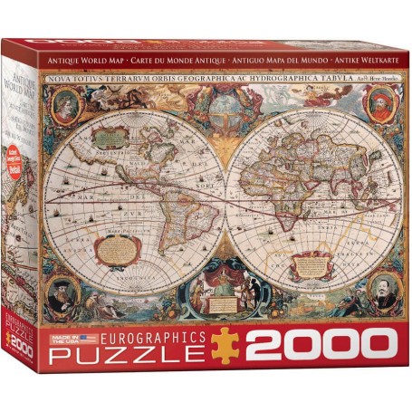 Puzzle Eurographics 2000 alte Weltkarte teile - Eurographics