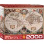 Puzzle Eurographics 2000 alte Weltkarte teile - Eurographics