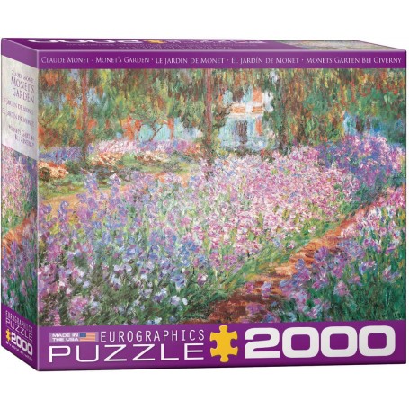Puzzle Eurographics Monets Garten von Claude Monet aus dem Jahr 2000 teile - Eurographics