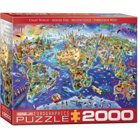 Crazy World Puzzle Eurographics 2000 Teile Eurographics - 1