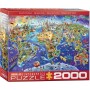 Puzzle Eurographics Crazy World 2000 teile - Eurographics