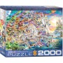 2000 Teile Fantasy Unicorn Puzzle Eurographics - Eurographics