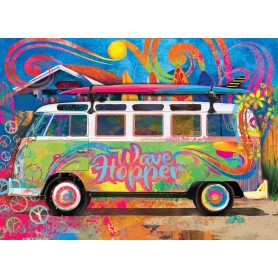 Puzzle Eurographics Hippie van Volkswagen Parts 550 Eurographics - 1