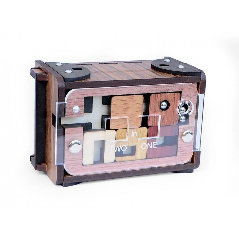 Secret Box Kleine Trickbox Aus Holz – Knobel-Geschenkbox Für Geld, Ringe Oder Überraschungen