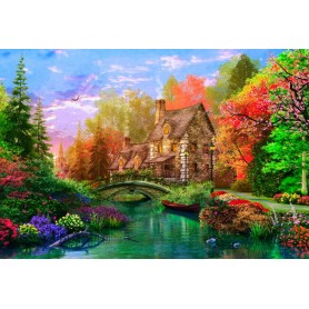 Puzzle Trefl Hütte am See von 1500 Teile Puzzles Trefl - 1