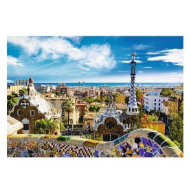 Puzzle Trefl Blick auf Barcelona vom Park Güell 1500 Teile Puzzles Trefl - 1