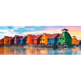 Puzzle Trefl Panorama Groningen, Holland, 1000 Teile Puzzles Trefl - 1