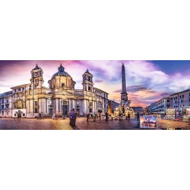 Puzzle Trefl Panorama Piazza Navona, Rom von 500 Teile Puzzles Trefl - 1