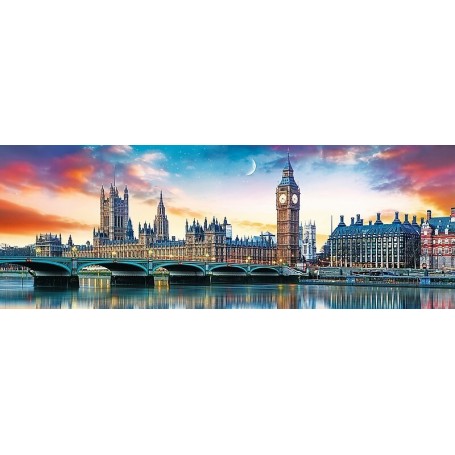 Puzzle Trefl Big Ben und Palace of Westminster Panorama, 500 Teile Puzzles Trefl - 1