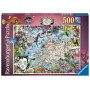 Puzzle Ravensburger Europäische Karte, eigenartiger Zirkus von 500 Teile Ravensburger - 2