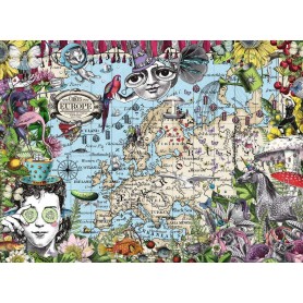 Puzzle Ravensburger Europäische Karte, eigenartiger Zirkus von 500 Teile Ravensburger - 1
