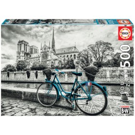 Puzzle Educa Fahrrad in der Nähe von Notre Dame 500 Teile Puzzles Educa - 1