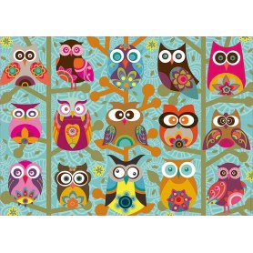 Puzzle Educa Eulen von 500 Teile Puzzles Educa - 1