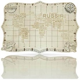 Wort Weltkarte - Wooden City Wooden City - 1