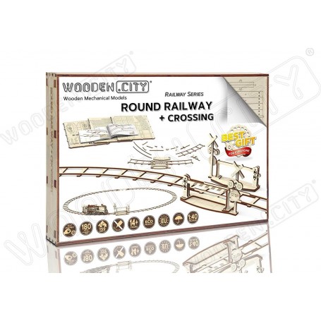 Round Rails Plus Crossover - Wooden City Wooden City - 1