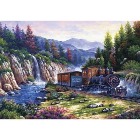 Art Puzzle Reisen mit dem Zug von 1000 Teile Art Puzzle - 1