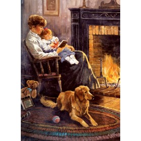 Art Puzzle Eine Geschichte und zum Bett von 1000 Teileen Art Puzzle - 1