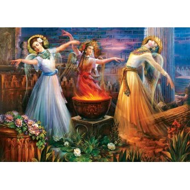 Art Puzzle Wasser, Feuer und Erde 2000 Teile Art Puzzle - 1