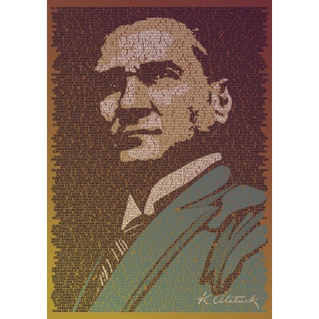 Art Puzzle Atatürk et Konferenz von 1000 Teileen Art Puzzle - 1