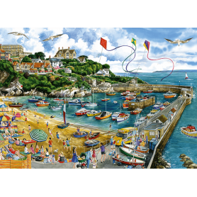 Puzzle Falcon Hafen von Newquay 1000 Teile Falcon - 1