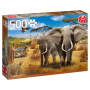 Puzzle Jumbo Tiere der afrikanischen Savanne 500 Teile Jumbo - 2
