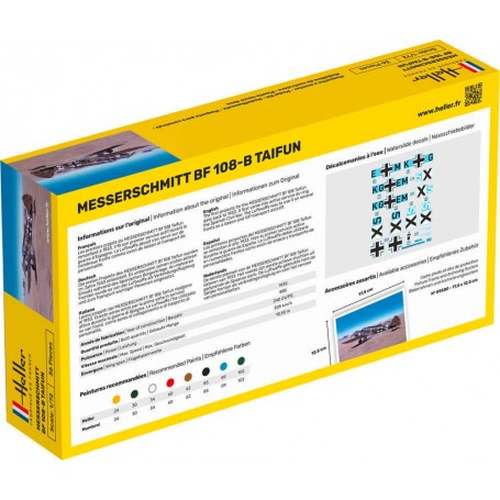Messerschmitt Bf 108 Taifun - Starter Kit - Flugzeugmodelle - Heller Heller - 1