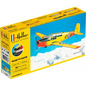 Saab 91 Safir - Starter Kit - Flugzeugmodelle - Heller Heller - 1
