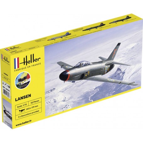 Saab 32 Lansen - Starter Kit - Flugzeugmodelle - Heller Heller - 1