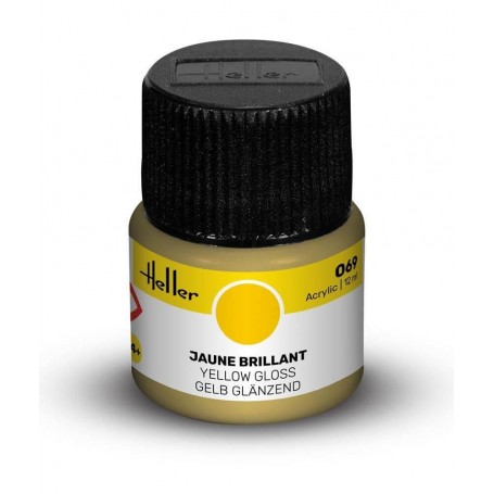 Acrylfarbe 069 glänzend gelb Heller - 1