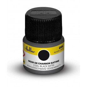 Acrylfarbe 085 Charcoal Black Satin Heller - 1