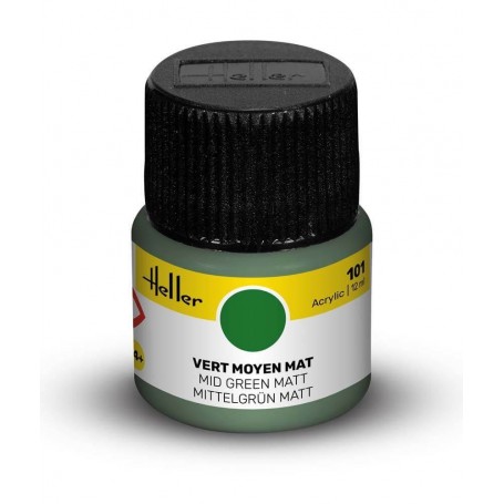 Acryl 101 Paint Medium Green Matte Heller - 1