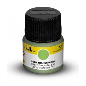 Acrylfarbe 325 Transparent Green Heller - 1