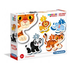 Puzzle Clementoni Mein erstes Wildtier-Puzzle 3-6-9-12 Teilee Clementoni - 1