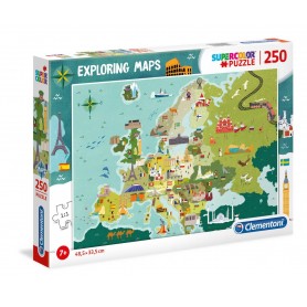 Puzzle Clementoni Europa Great Places Map 250 Teile Clementoni - 1