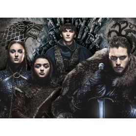 Puzzle Clementoni Game of Thrones Stark Familie 500 Teile Clementoni - 1