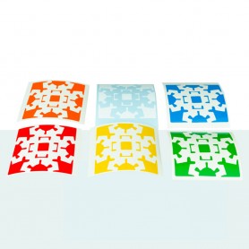 Aufkleber Gear Cube 3x3 Kubekings - 1