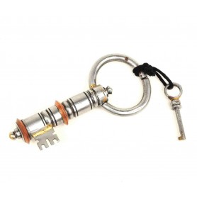 Silber Schlüssel Vorhängeschloss - Puzzle Vorhängeschloss Constantin - 1