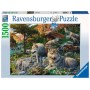 Puzzle Ravensburger Wölfe im Frühling von 1500 Teile Ravensburger - 2