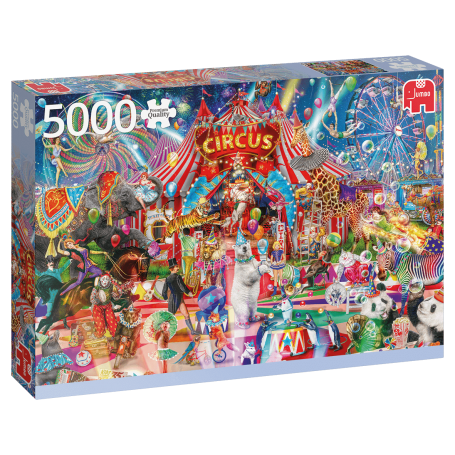 Puzzle Jumbo Eine Nacht im Zirkus von 5000 Teile Jumbo - 1