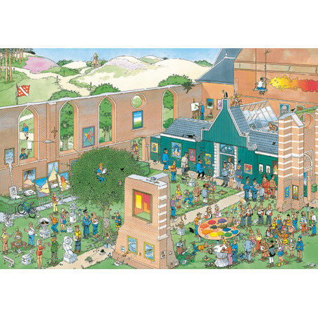 Puzzle Jumbo Kunstmarkt 2000 Teile Jumbo - 1
