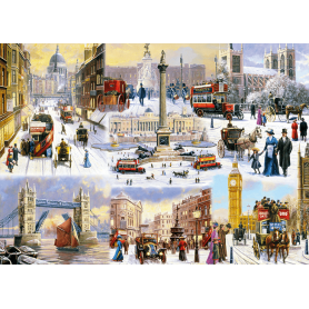 Puzzle Falcon Winter in London 1000 Teile Falcon - 1