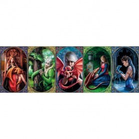 Puzzle Clementoni Drache Freundschaft Panorama 1000 Teile Clementoni - 1