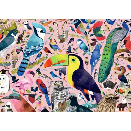 Puzzle Ravensburger Unglaubliche Vögel 1000 Stück Ravensburger - 1