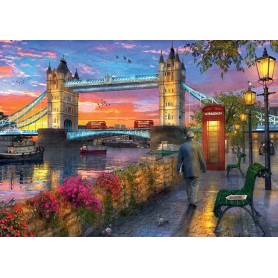 Puzzle Ravensburger Tower Bridge bei Sonnenuntergang 1000 Teile Ravensburger - 1
