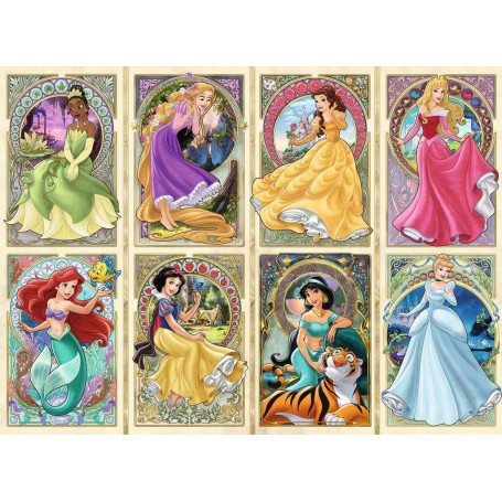 Puzzle Ravensburger Disney Prinzessin Jugendstil 1000 Teile Ravensburger - 1