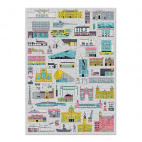 Puzzle cloudberries Buildings von 500 Teilen Cloudberries - 1