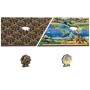 Puzzle Wooden City Karte der Tiere des Königreichs Wooden City - 3