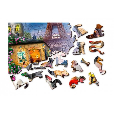 Puzzle Wooden City Hündchen in Paris Wooden City - 1